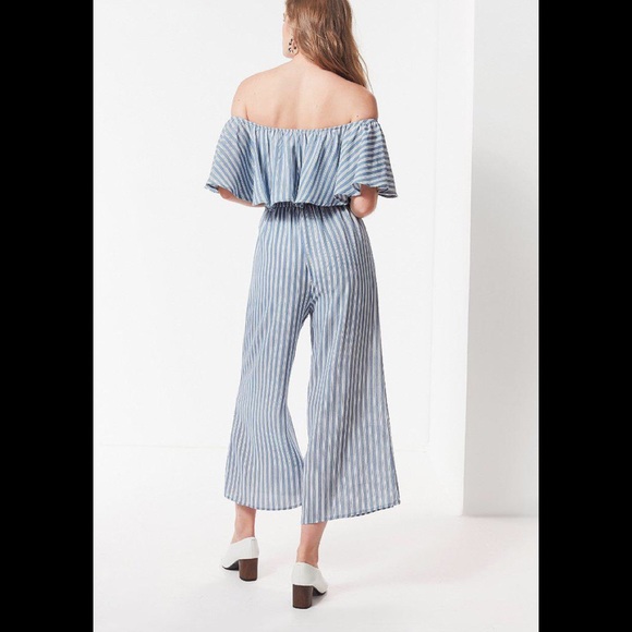 NWOT Urban Outfitters Off Shoulder Jumpsuit - Picture 4 of 6